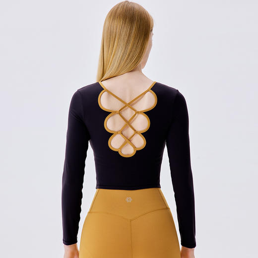 【特卖不退换】FC12354叠穿美背短款长袖 商品图5