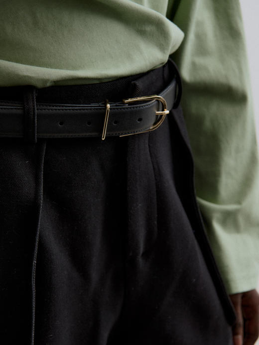 VC｜AW24159 Atlas belt  [头层小牛皮腰带 黑银 / 黑金 / 棕银 / 棕金 ] 商品图2