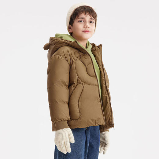 【MQD】童装男大童冬季保暖时尚连帽羽绒服 商品图1