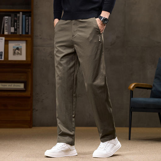 【新款DQ】大依优型大码直筒休闲长裤男舒适休闲简约百搭加肥加大男装潮款 商品图8