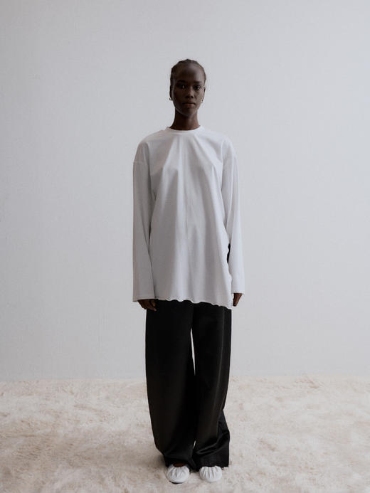 VC｜AW24111 Venus jersey top 针织上衣 [ 白 / 酒红 ] 商品图7