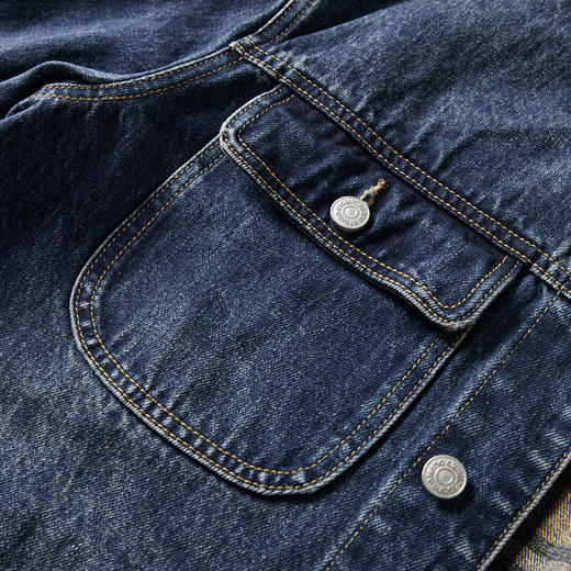 【新款DQ】大依优型大码牛仔外套新款牛仔衣青年百搭上衣潮款加肥加大胖子潮流 商品图4