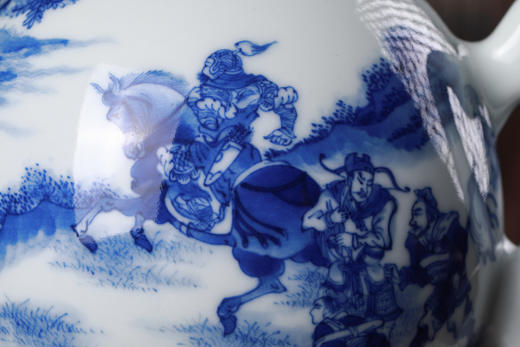 铭墨-三国三顾茅庐陶瓷壶 商品图7