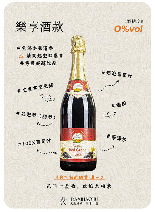 德国文森无醇葡萄酒 商品图1