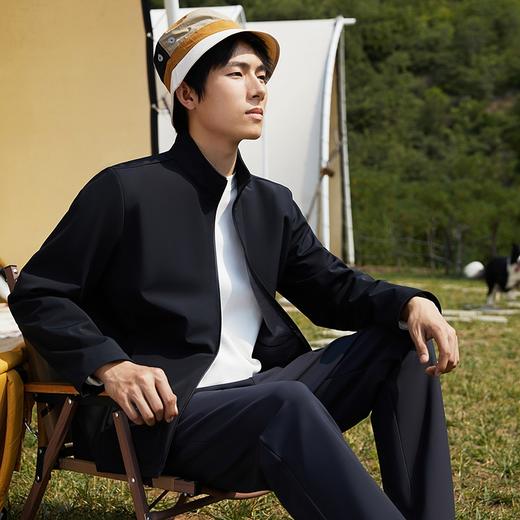 【拒水羽绒】柒牌羽绒夹克男士冬季新品一衣三穿羽绒马甲保暖外套	127E71380 商品图1