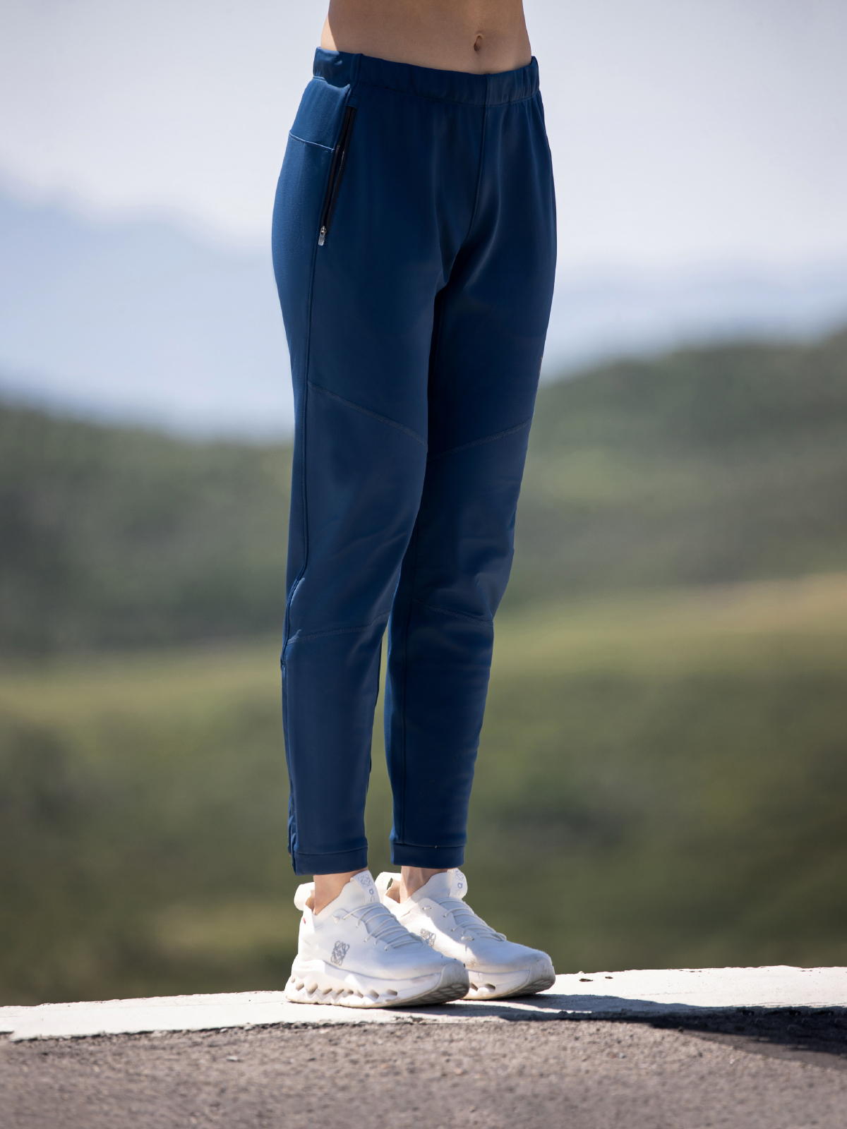 BODYWIT云迹女针织加绒长裤