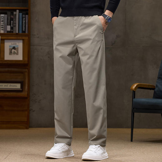 【新款DQ】大依优型大码直筒休闲长裤男舒适休闲简约百搭加肥加大男装潮款 商品图4
