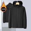 【可拆卸帽】【新款DZP】大依优型大码男装连帽棉衣棉服夹克加肥加大休闲夹克胖子外套上衣 商品缩略图4