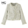mc2流苏粗花呢小香风外套女2024新款时尚圆领亮片气质高级感上衣 商品缩略图3