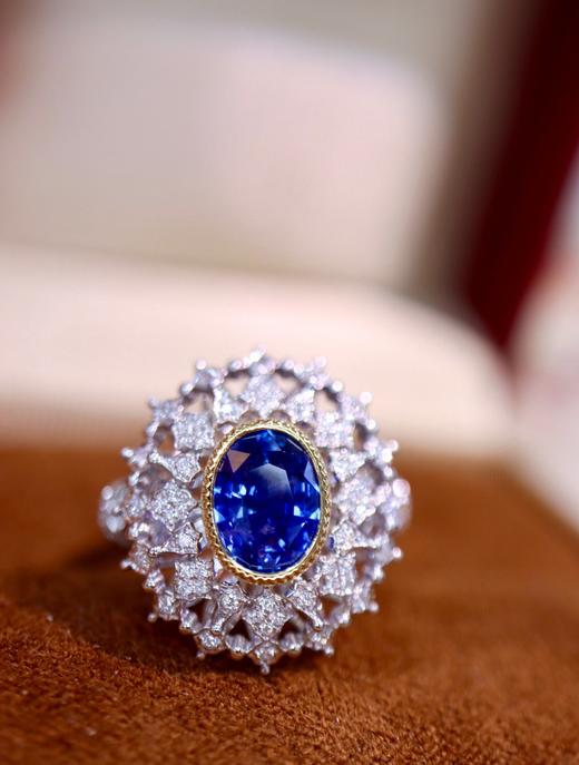 2.18克拉蓝宝石戒指 商品图0