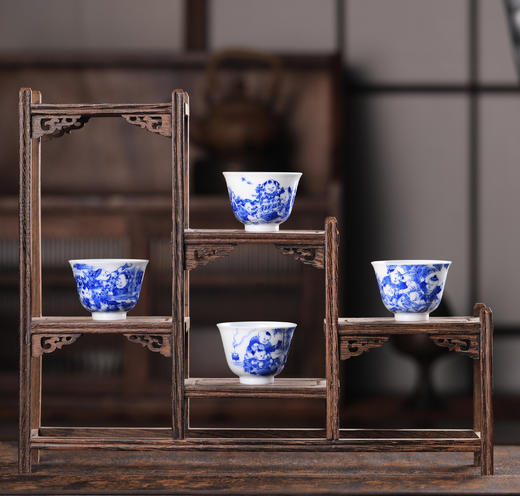 铭墨-琴棋书画三童杯套组 商品图5