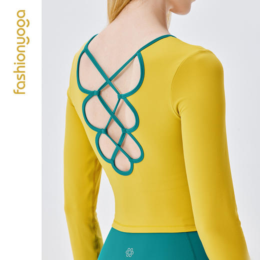 【特卖不退换】FC12354叠穿美背短款长袖 商品图12