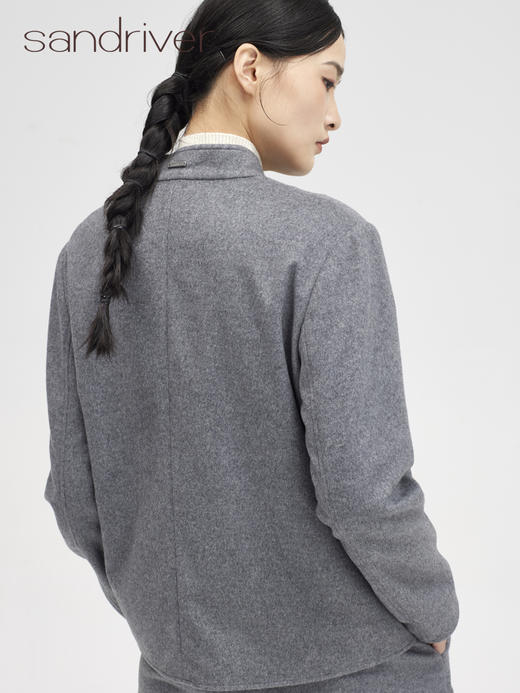西藏羊绒呢中式女西服SJF96W270N 商品图5