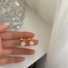 7DAYS小萌物雪球珍珠耳钉 商品缩略图3