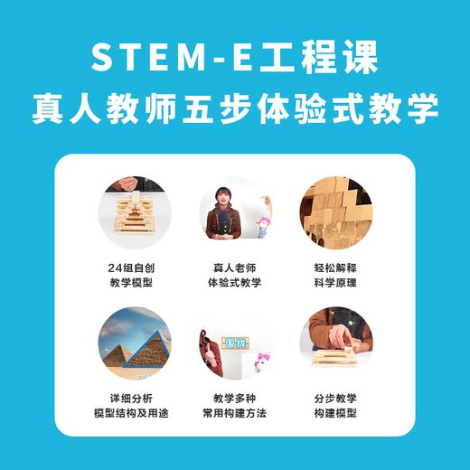 【赠课程 万物皆可搭建的积木】启蒙盯进口松木积木条 帮助小朋友建立空间观察力和想象力 质感超好 商品图3
