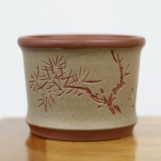 【紫砂】松风清水泥紫砂主人杯 商品图2