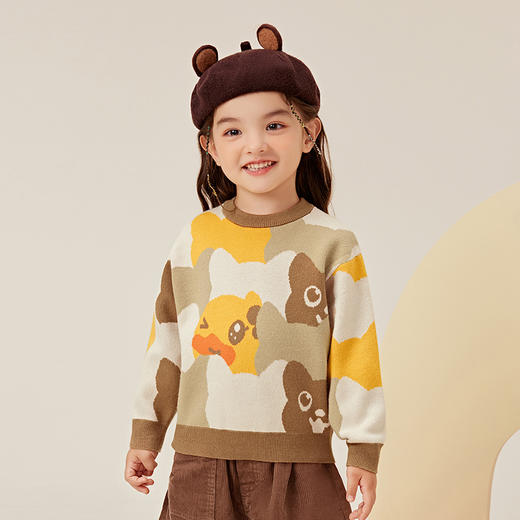B.Duck小黄鸭童装春秋针织衫90-130 FF3512070 商品图4