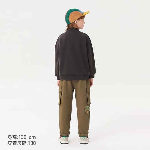 【MQD】童装男大童冬新款潮酷加绒休闲卡通百搭卫衣 商品图3