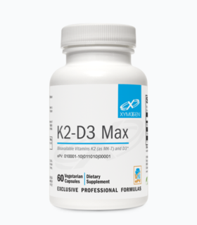 健式Xymogen维生素K2+D3 MAX胶囊60粒