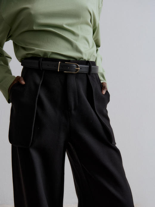 VC｜AW24159 Atlas belt  [头层小牛皮腰带 黑银 / 黑金 / 棕银 / 棕金 ] 商品图3