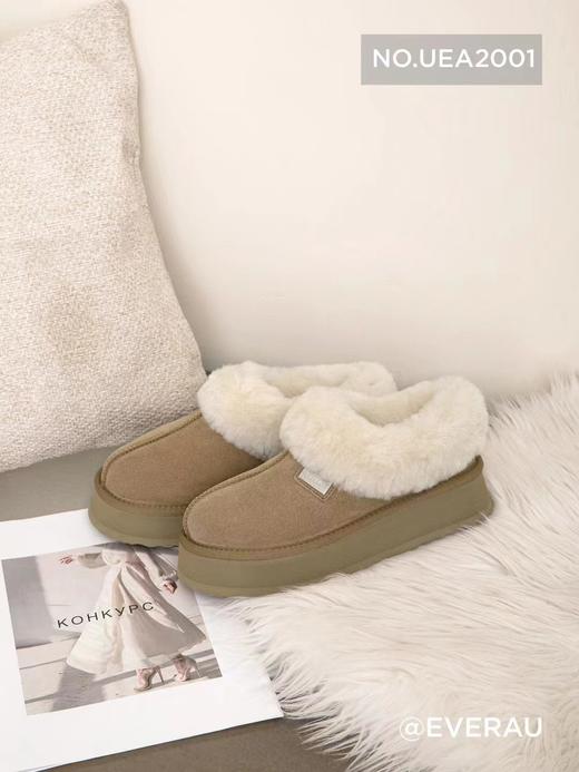 𝐄𝐕𝐄𝐑𝐀𝐔▪️翻毛厚底棉鞋 商品图5