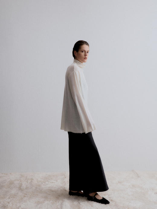 VC｜AW24091 Pamira buttoned knit top  [ 黑 / 白 / 灰 ] 商品图9