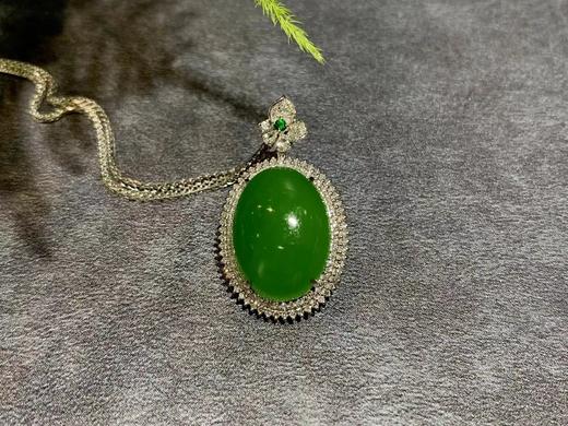 【御珠宫坊】金镶碧玉吊坠 商品图2