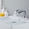 卫生间水龙头白色面盆浴室台上瀑布洗手池创意冷热洗脸龙头 商品缩略图1