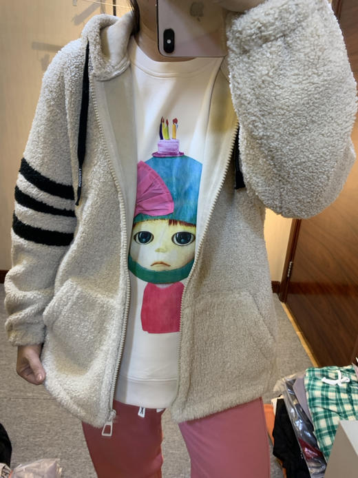 针丝缘2024冬新品柔软保暖显瘦泰迪外套4116 商品图8