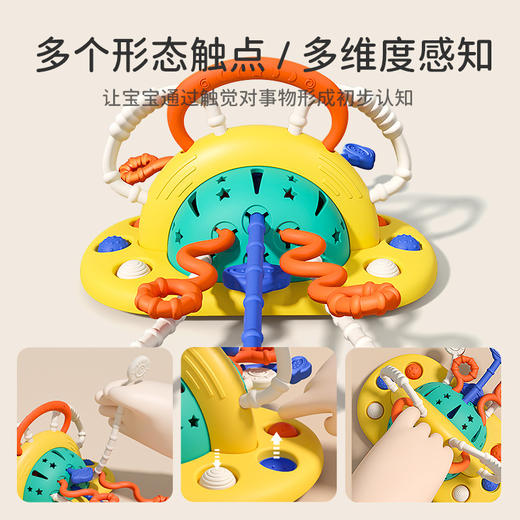 【餐椅玩伴 轻松解决喂饭难的问题】新款餐桌吸盘 哄饭小能手 婴幼儿按按乐宝宝感官抓握训练 商品图1