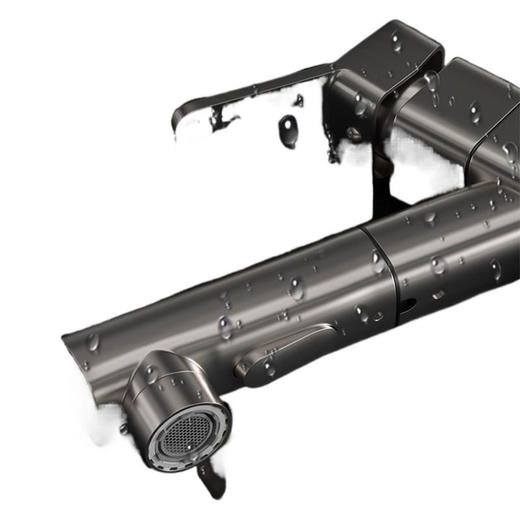 卫生间多功能水龙头面盆全铜水龙头冷热抽拉式浴室面盆抽拉 商品图3