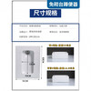 免台式明装一体式防臭免砌蹲厕陶瓷便器蹲明装挖坑加宽台 商品缩略图1
