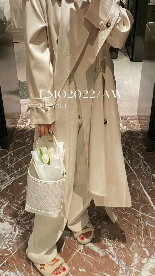 EMO·狗牙小水桶包手提斜挎包大容量通勤包包 商品图6