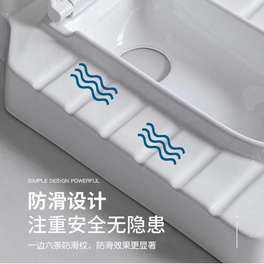 一体免蹲坑便器蹲厕家用蹲陶瓷防臭免砌改坐便器马桶挖坑台式明装 商品图1