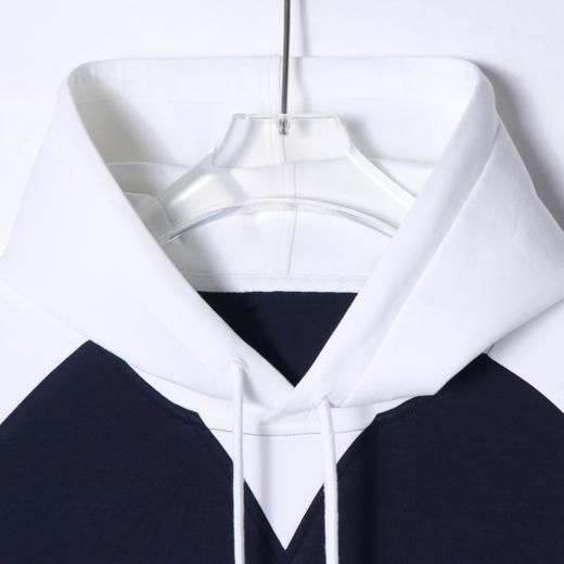 WY427秋冬季新款时尚个性拼色连帽卫衣百搭休闲舒适宽松长袖 商品图2