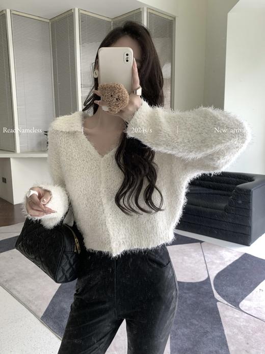 Read Nameless /【经典返场】——无敌显瘦的一条弹力喇叭皮裤 2024/10/10 商品图6