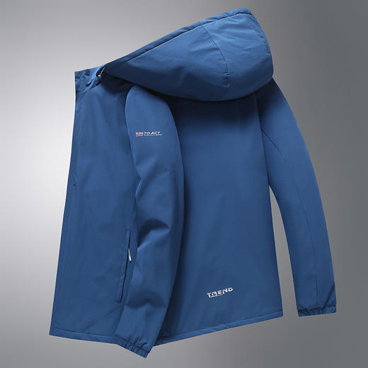 【可拆卸帽】【新款DZP】大依优型大码加绒加厚棉服棉衣外套男宽松加肥加大码上衣男士胖子休闲商务夹克 商品图4