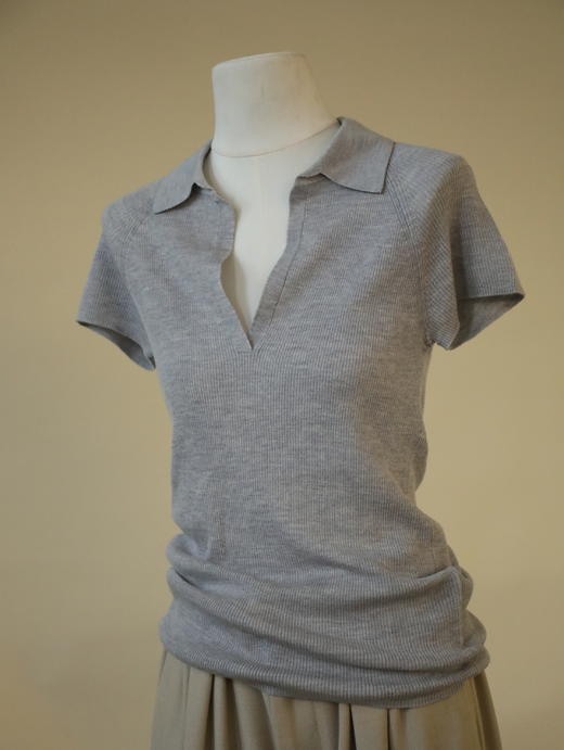 MAISON COVET 超细羊毛短袖polo衫 商品图9