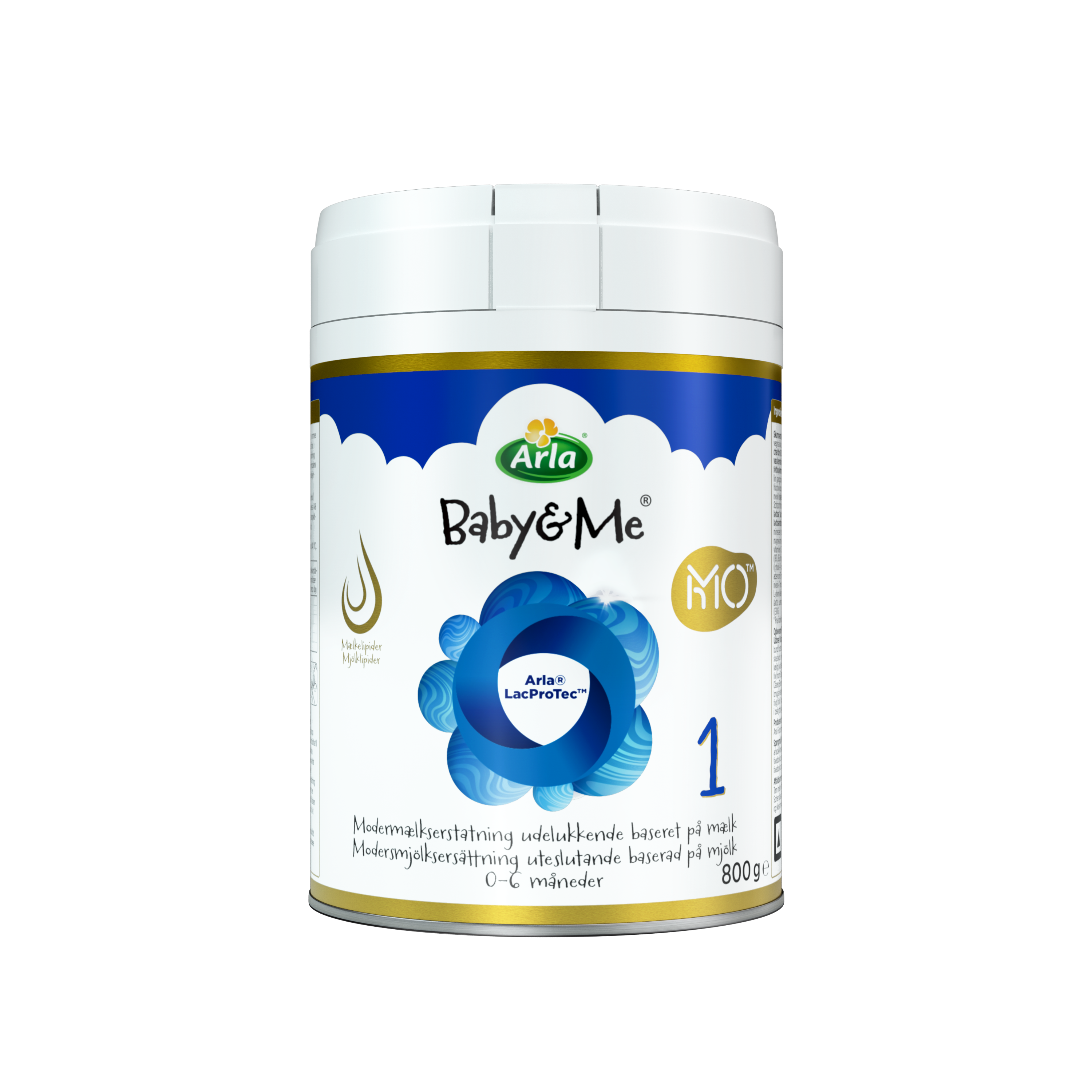 【保税】ARLA阿拉5HMO极光蓝含益生菌婴幼儿奶粉1段800g(0-6个月) 日期：26年6月