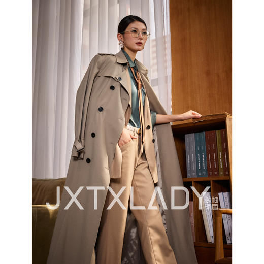 颈袖添香-风衣-“晚秋”十年风衣 永恒 传承 经典 干练有型 走路带风 简约利落 9192864 商品图5