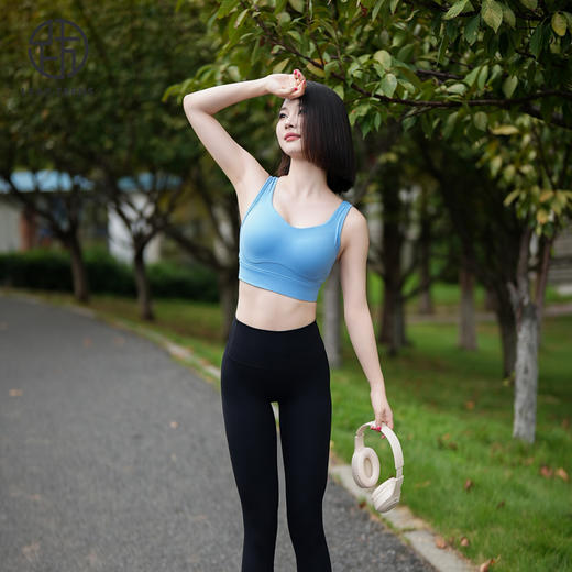 跃牌【周游世界系列】跑步健身文胸胖mm大码大胸美背瑜伽背心 BR1478 商品图2