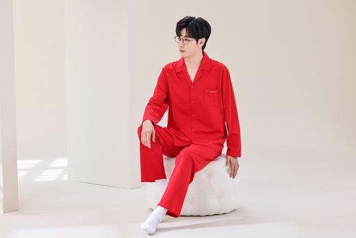 【Greengood绿嘉】B4F|绿嘉鸿运针织棉长袖男套装 商品图1