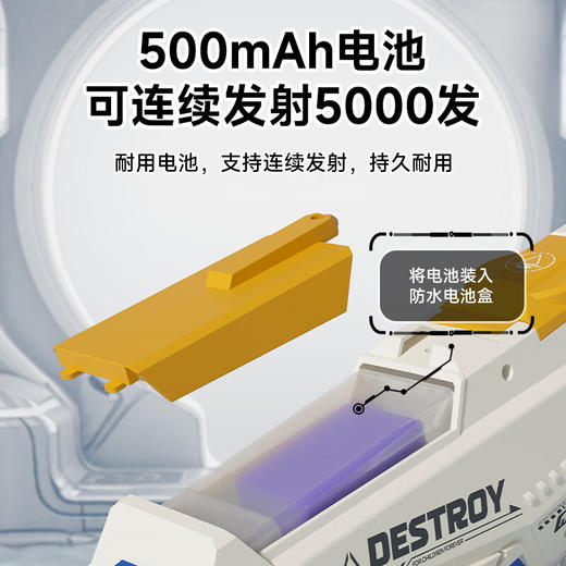 mobee小象莫贝光能机甲电动水枪 商品图6