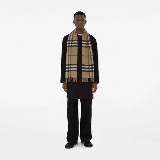 BURBERRY 巴宝莉 男女通用格纹羊绒围巾 格子 8091006 C1167 商品图3