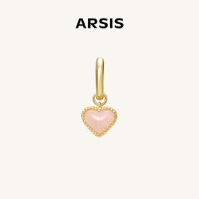 ARSIS银饰｜幸运符号系列 幸运符号耳环 单只金色