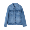 西嘉**定染赛洛纱 美式复古阔版箱型牛仔外套女2024秋冬新(货号:WT2404045) 商品缩略图4
