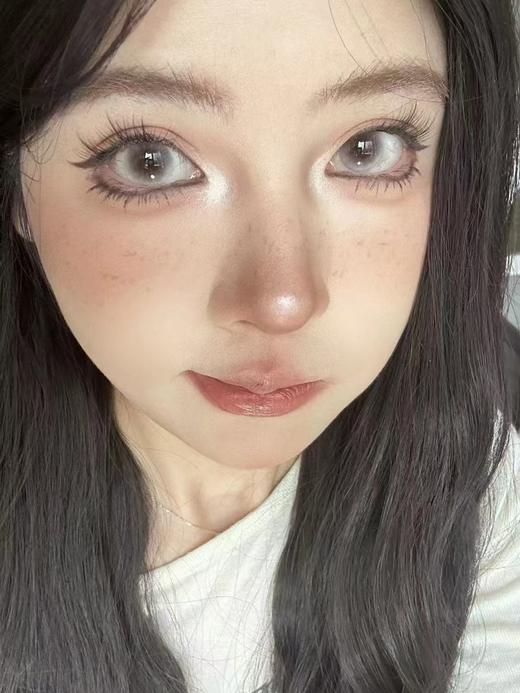 【大直径月抛】T-sukicon-微醺泡泡灰-14.5mm【月抛 0-800度 无525/575】 商品图5