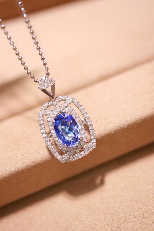 1.61克拉蓝宝石吊坠 商品图3
