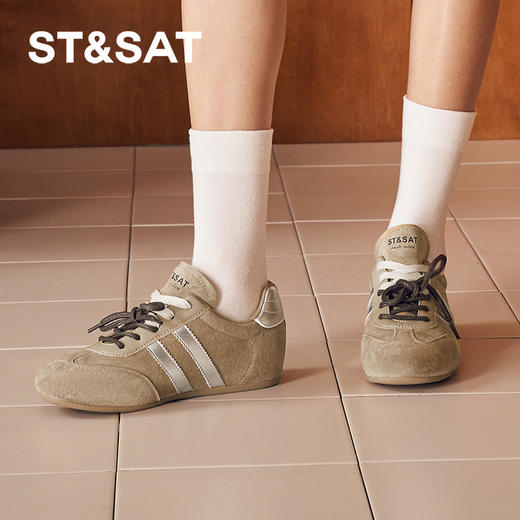 星期六经典复古舒适百搭德训鞋SSC3112CC8 商品图2