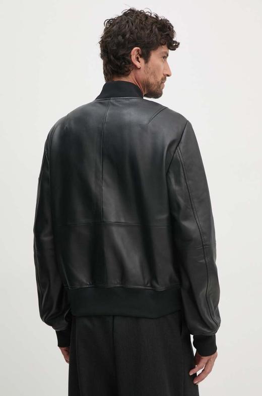 【超惠秒】Versace 范思哲 男士加厚保暖特色内里刺绣徽标logo 小羊皮皮衣/夹克外套 12133 商品图4